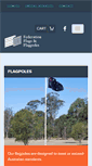 Mobile Screenshot of flagpoles.com.au