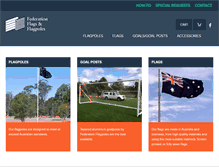 Tablet Screenshot of flagpoles.com.au